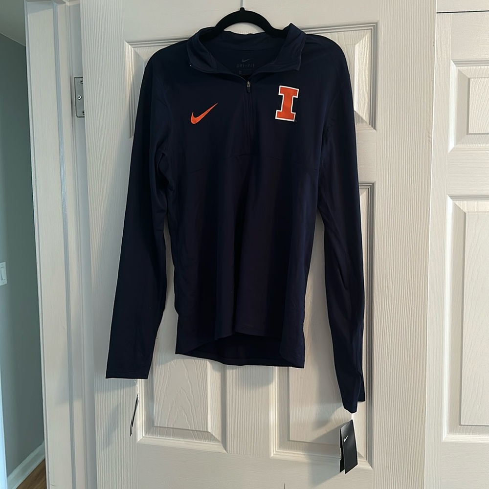 NWT Nike men’s University of Illinois quarter zip